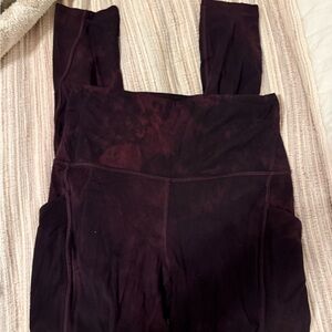 lululemon athletica Women's Deep Burgundy High-Rise Leggings